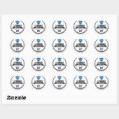 Sticker Rond La Havane (Feuille)
