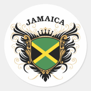 Sticker Rond La Jamaïque