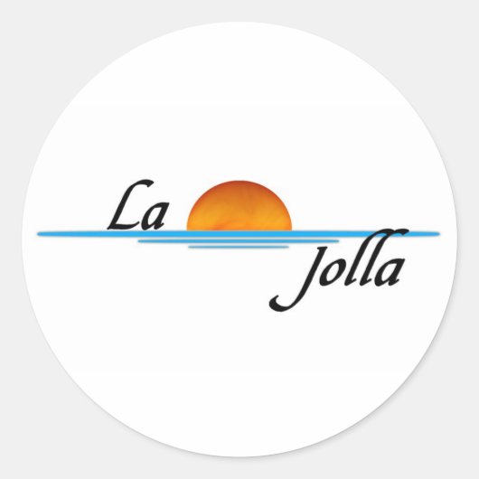 Sticker Rond La Jolla (Devant)