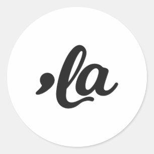 Sticker Rond La - Kamala Harris 2024 Madame la Présidente Vote