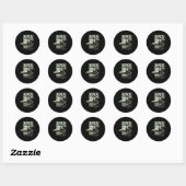 Sticker Rond La Légende De Vox Machina Vax Avec Dagger (Feuille)