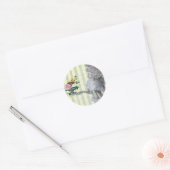 Sticker Rond La Lettre D'amour (Enveloppe)