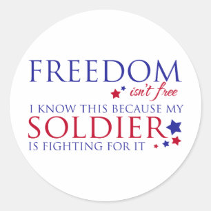 Sticker Rond La liberté n'est pas libre