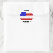 Sticker Rond La liberté n'est pas libre (Sac)