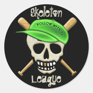 Sticker Rond La ligue squelettique - Weenies creux