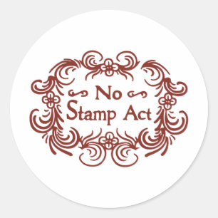 Sticker Rond La loi sur le timbre