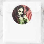 Sticker Rond La lucha sigue (Sac)