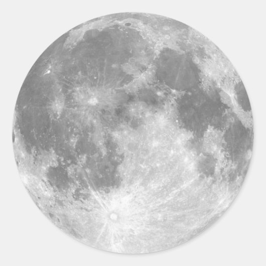 Sticker Rond La Lune (Devant)