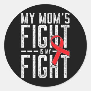 Sticker Rond La lutte de ma mère est ma lutte Sensibilisation a