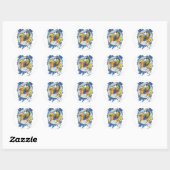 Sticker Rond La magie de la lune (Feuille)