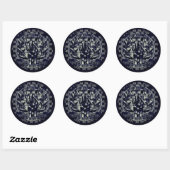 Sticker Rond La main droite du diable (Feuille)