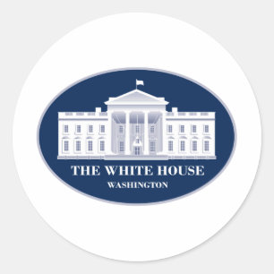 Sticker Rond La Maison Blanche