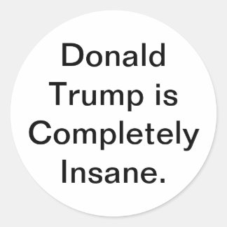 Sticker Rond La maison d'art Hankamer Artjunkhaus de Trump est