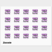 Sticker Rond La maladie de Crohn HOPE 3 (Feuille)
