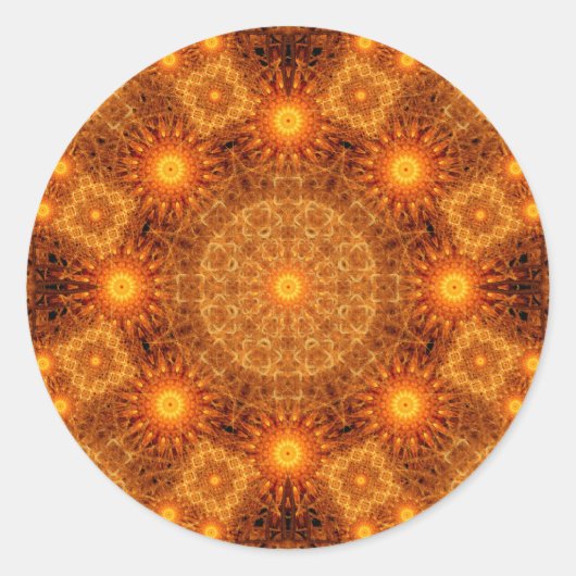 Sticker Rond La matrice divine (Devant)