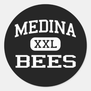 Sticker Rond La Médina - abeilles - lycée de la Médina - la