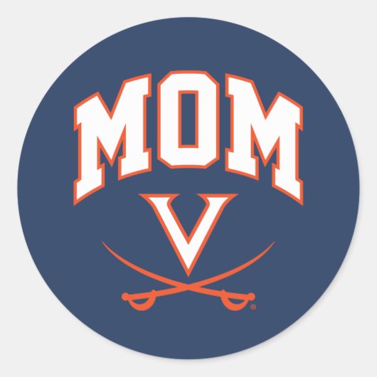 Sticker Rond La mère de Virginia Cavalier (Devant)