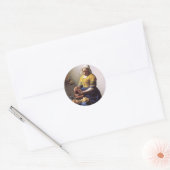 Sticker Rond La Milkmaid (Enveloppe)