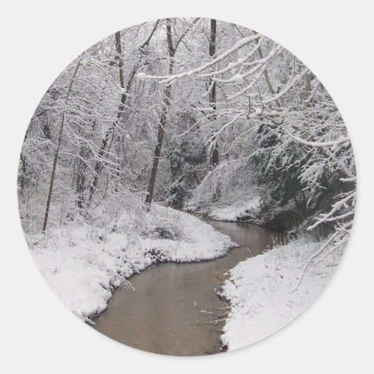 Sticker Rond La mort de l'hiver (Devant)