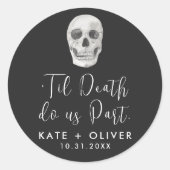 Sticker Rond La mort fait-on partie (Devant)