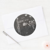 Sticker Rond La naissance du chemin de fer Penn Central (Enveloppe)