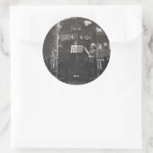 Sticker Rond La naissance du chemin de fer Penn Central (Sac)