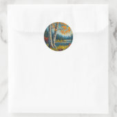 Sticker Rond La nature (Sac)