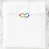 Sticker Rond La neurodiversité est belle (Sac)