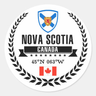 Sticker Rond La Nouvelle-Écosse
