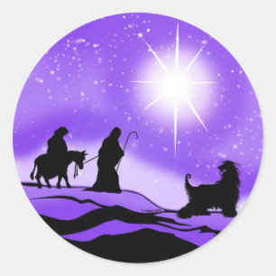 Sticker Rond La nuit de la peau afghane Divine