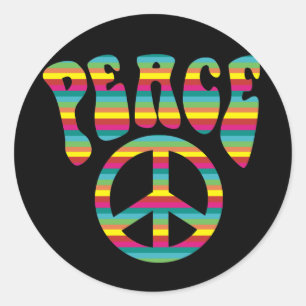 Sticker Rond La paix