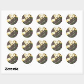 Sticker Rond La persuasion d'Inanna (Feuille)
