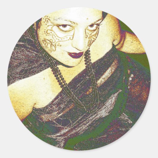 Sticker Rond La persuasion d'Inanna (Devant)