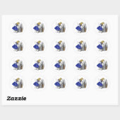 Sticker Rond La petite porte (Feuille)
