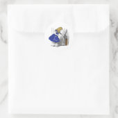 Sticker Rond La petite porte (Sac)