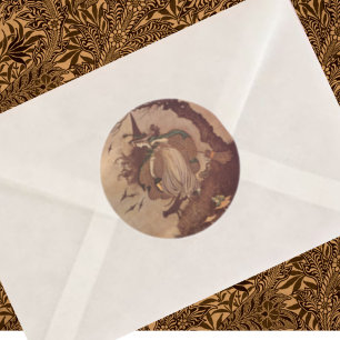 Sticker Rond La Petite Sorcière