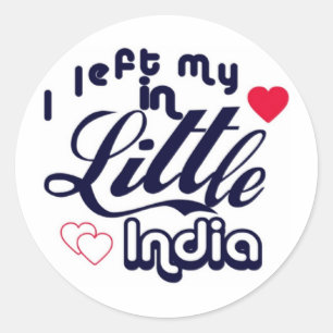 Sticker Rond La peu d'Inde