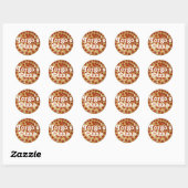 Sticker Rond La pizza de Torgo (Feuille)