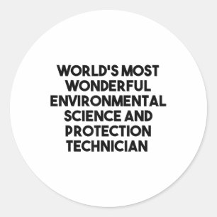 Sticker Rond La plus merveilleuse protection scientifique De l'