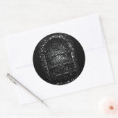 Sticker Rond La porte du sorcier — par BurnsInHell (Enveloppe)