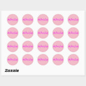 Sticker Rond La Première Dame (Feuille)