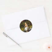 Sticker Rond La Princesse dans la forêt (Enveloppe)