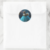Sticker Rond La princesse écureuil (Sac)