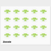 Sticker Rond La princesse irlandaise (Feuille)