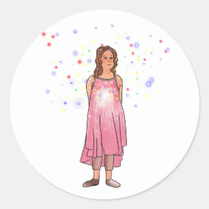 Sticker Rond La prochaine étape Margie disparaît