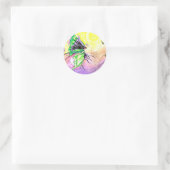 Sticker Rond La Prominade De La Pollinisation (Sac)