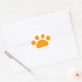 Sticker Rond la protection de l'animal (Enveloppe)