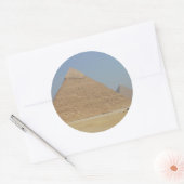 Sticker Rond la pyramide de khafre (Enveloppe)