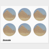 Sticker Rond la pyramide de khafre (Feuille)
