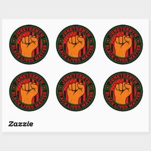 Sticker Rond La question de la vie noire du 17ème siècle